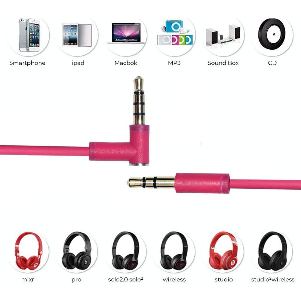 Cable de audio de reemplazo Arzweyk 140 cm con micrófono