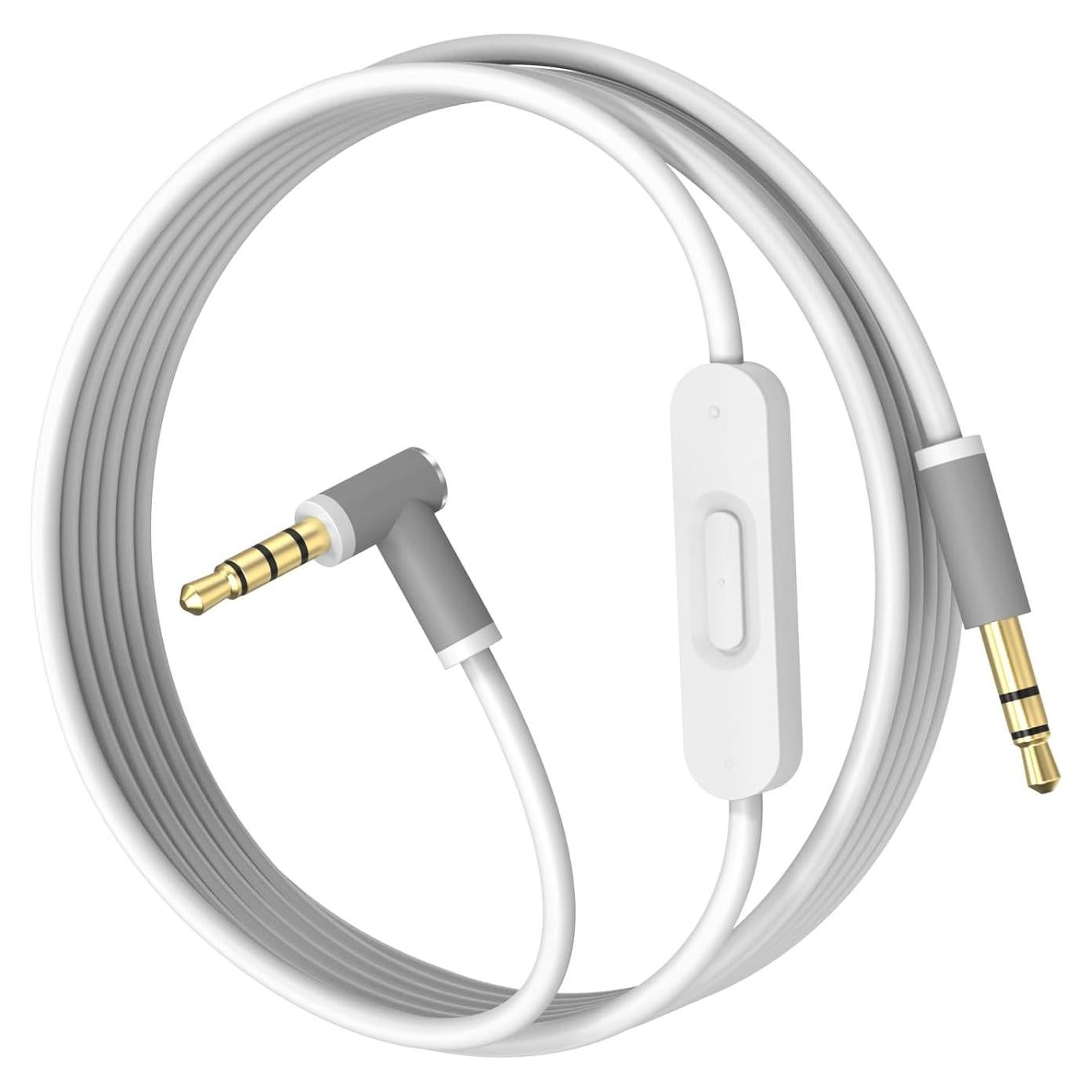 Cable de audio de reemplazo Hizsoaor 1.4m con micrófono y control