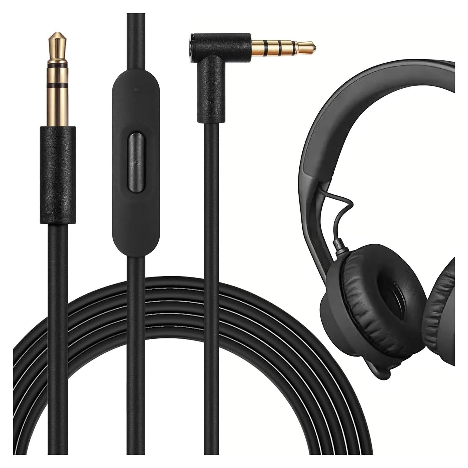 Cable de Auriculares AUX Miruchertter 1.4m Compatible Beats