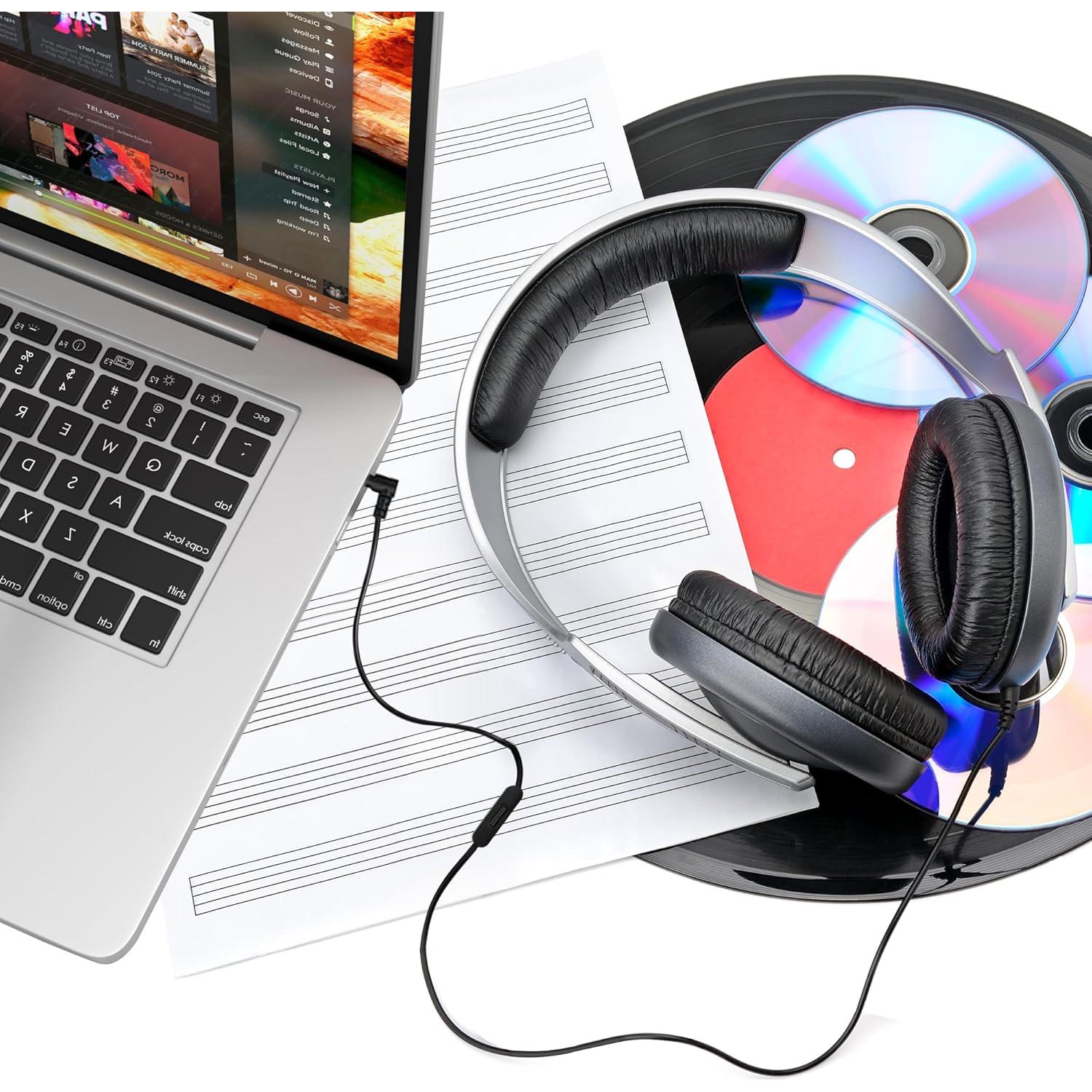 Cable de Auriculares AUX Miruchertter 1.4m Compatible Beats