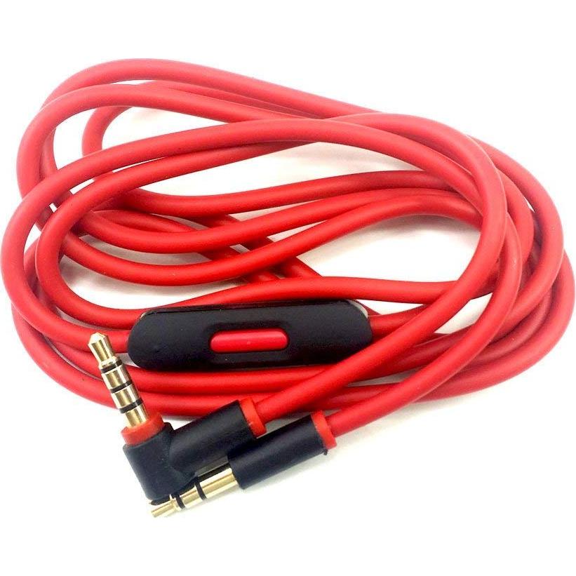 Cable de audio 1.2m con micrófono para auriculares Beats