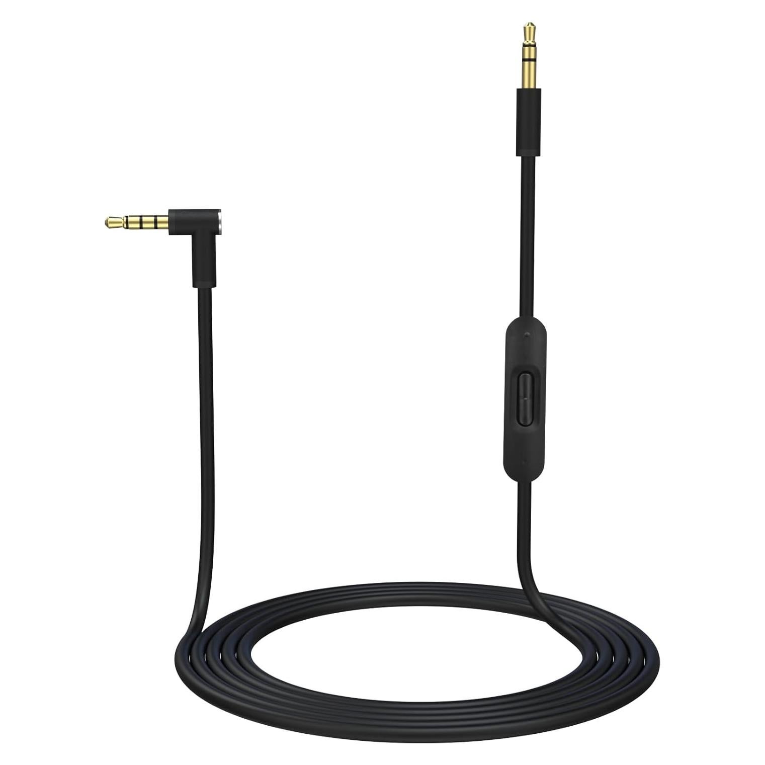 Cable de audio de reemplazo ToBySome 1.4m con micrófono para Beats