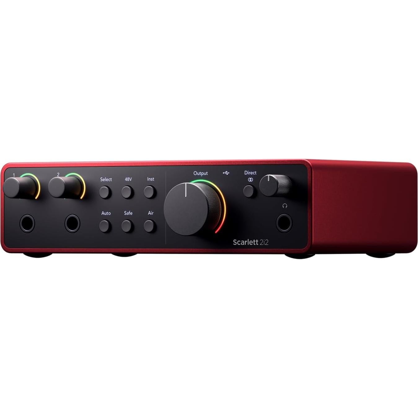 Focusrite Scarlett 2i2 Studio 4ta Gen - Interfaz USB-C + Micrófono CM25 MkIII