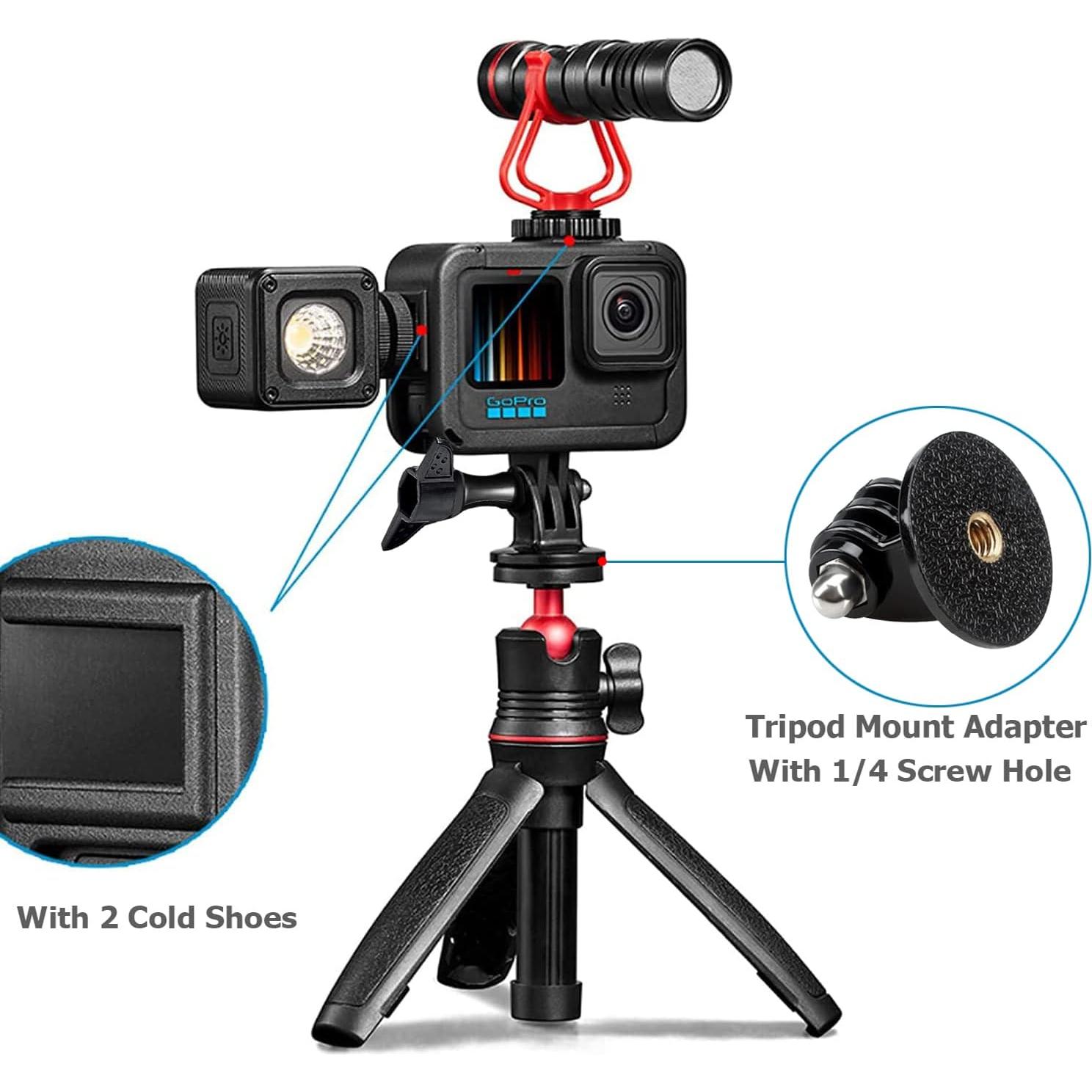 Marco Esqueleto Kourpar para GoPro Hero 12 11 10 9 Negro