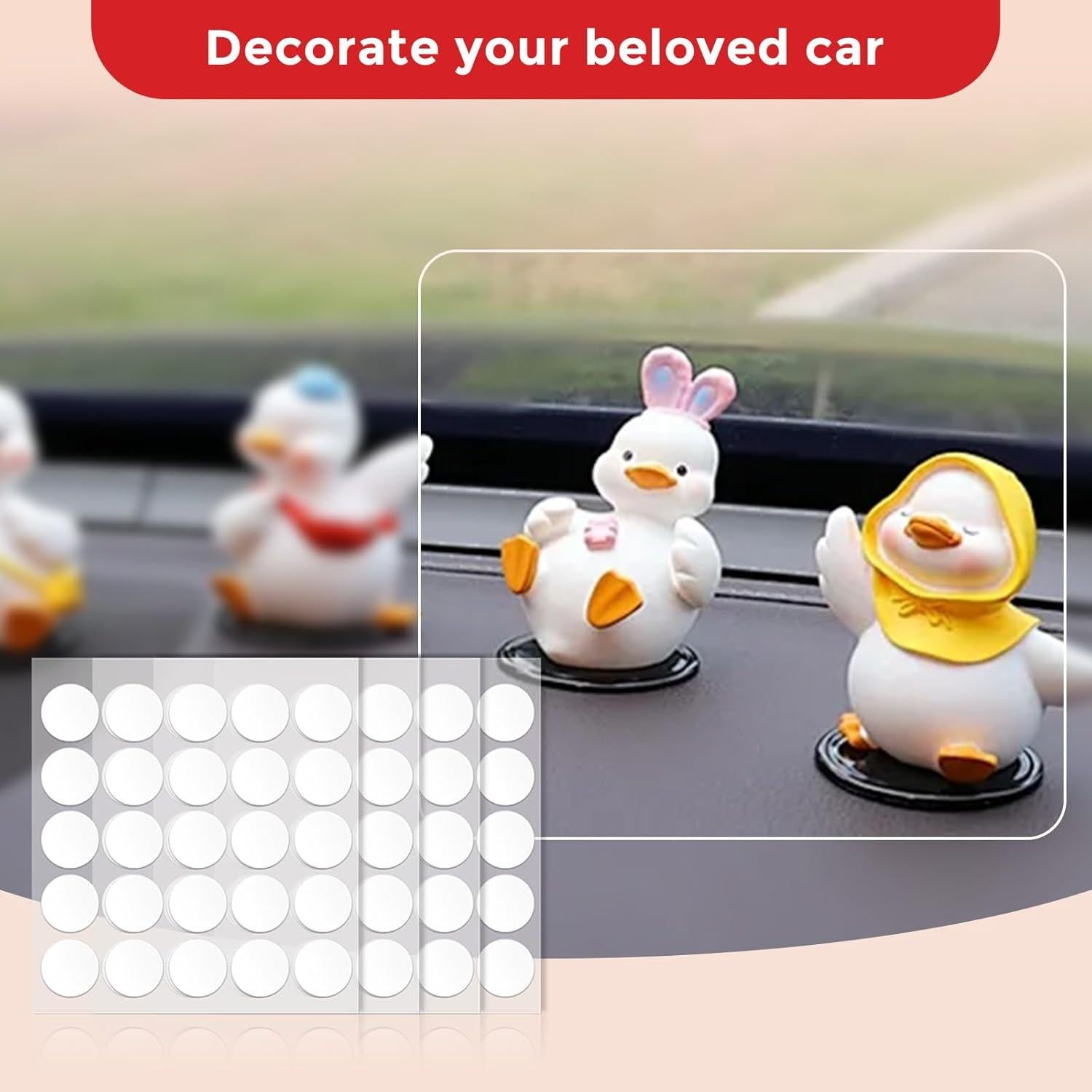 Cinta Nano Doble Cara Fengnuo 360pcs Multi-Forma Adhesiva