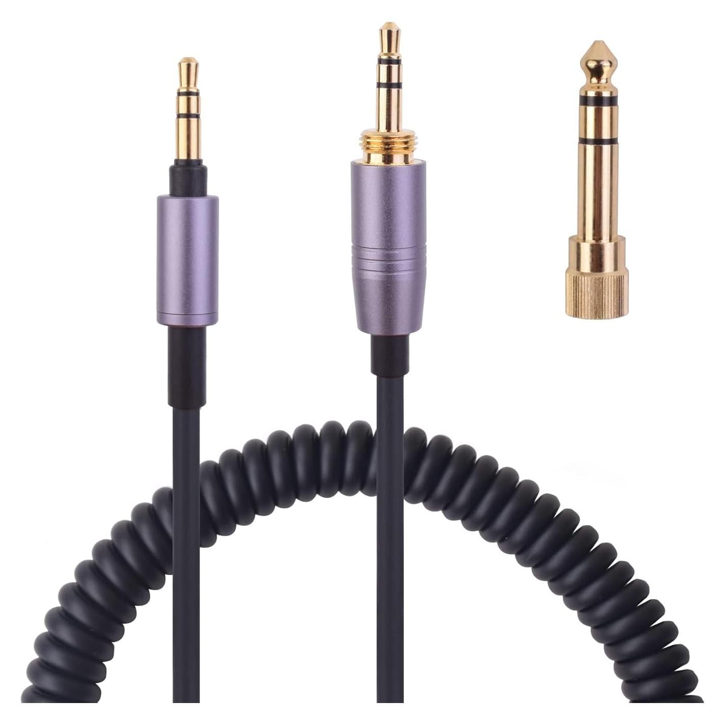 Cable de Audio Aux Reemplazo 1.5m-4.3m para Audio Technica ATH-M50xBT