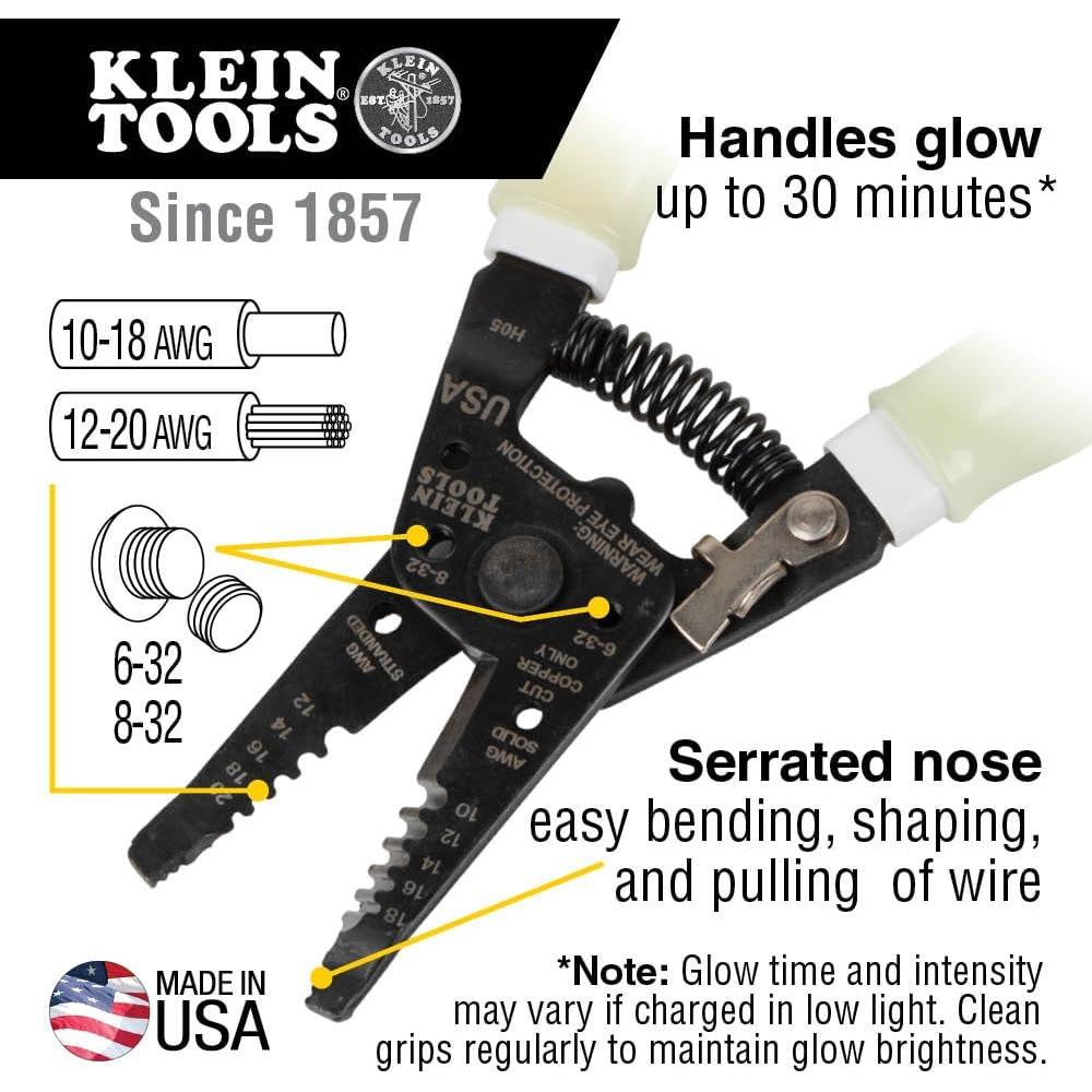 Pelacables y Alicates Klein Tools Hi-Viz 20.32 cm