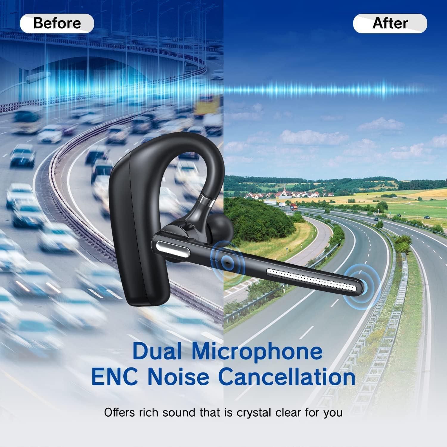 Auricular Bluetooth OPINAY G6 Inalámbrico con Cancelación de Ruido
