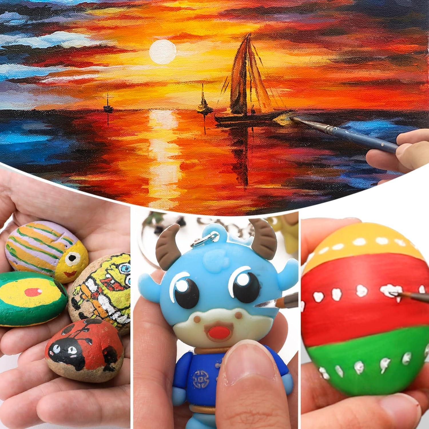 Set de Pintura Acrílica Artecho 12 Colores 500ml No Tóxica