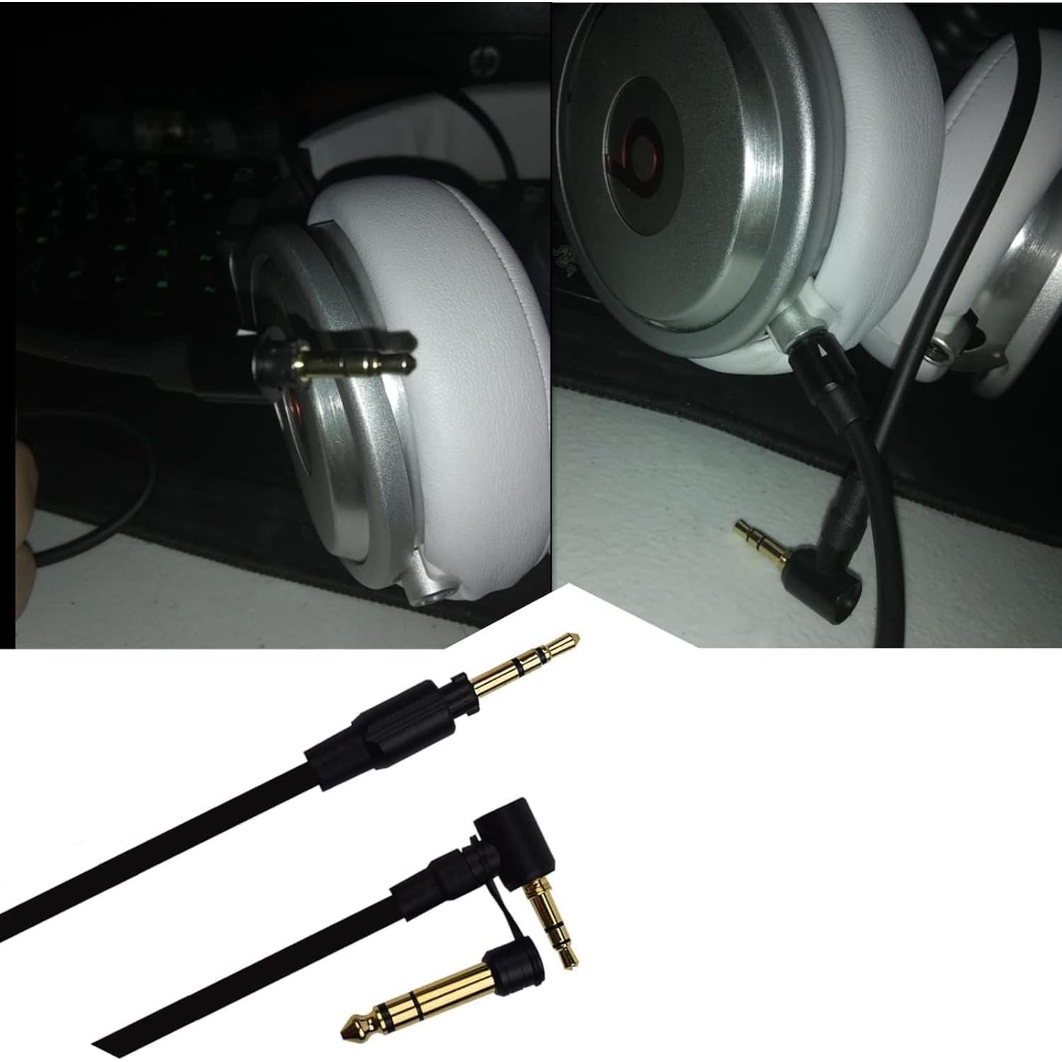 Cable Auxiliar Sqrmekoko para Auriculares Beats Studio Detox