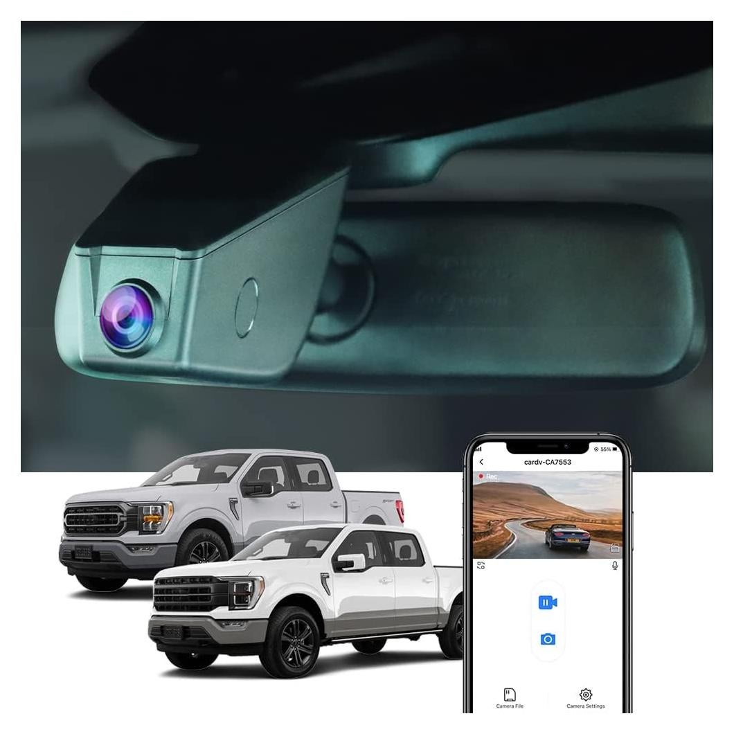 Cámara de Tablero Fitcamx 4K para Ford F150/F250 2021-2025