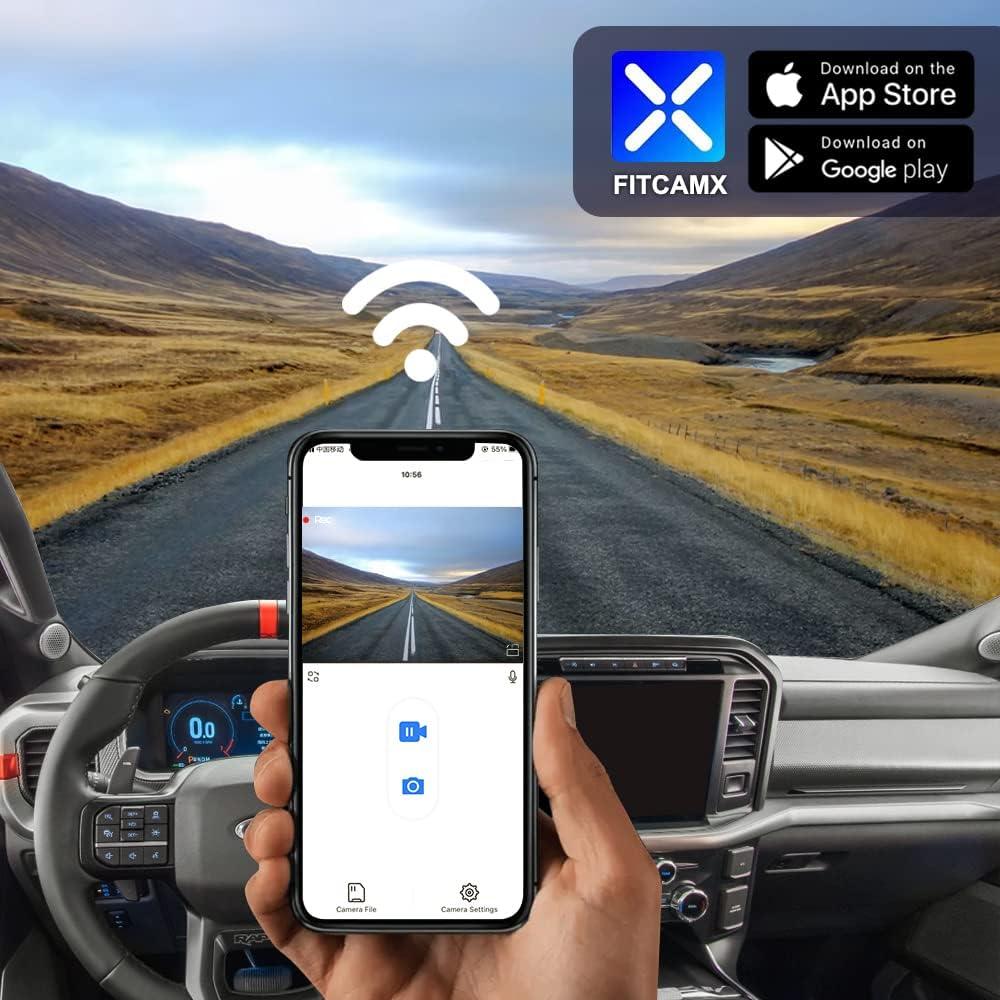 Cámara de Tablero Fitcamx 4K para Ford F150/F250 2021-2025