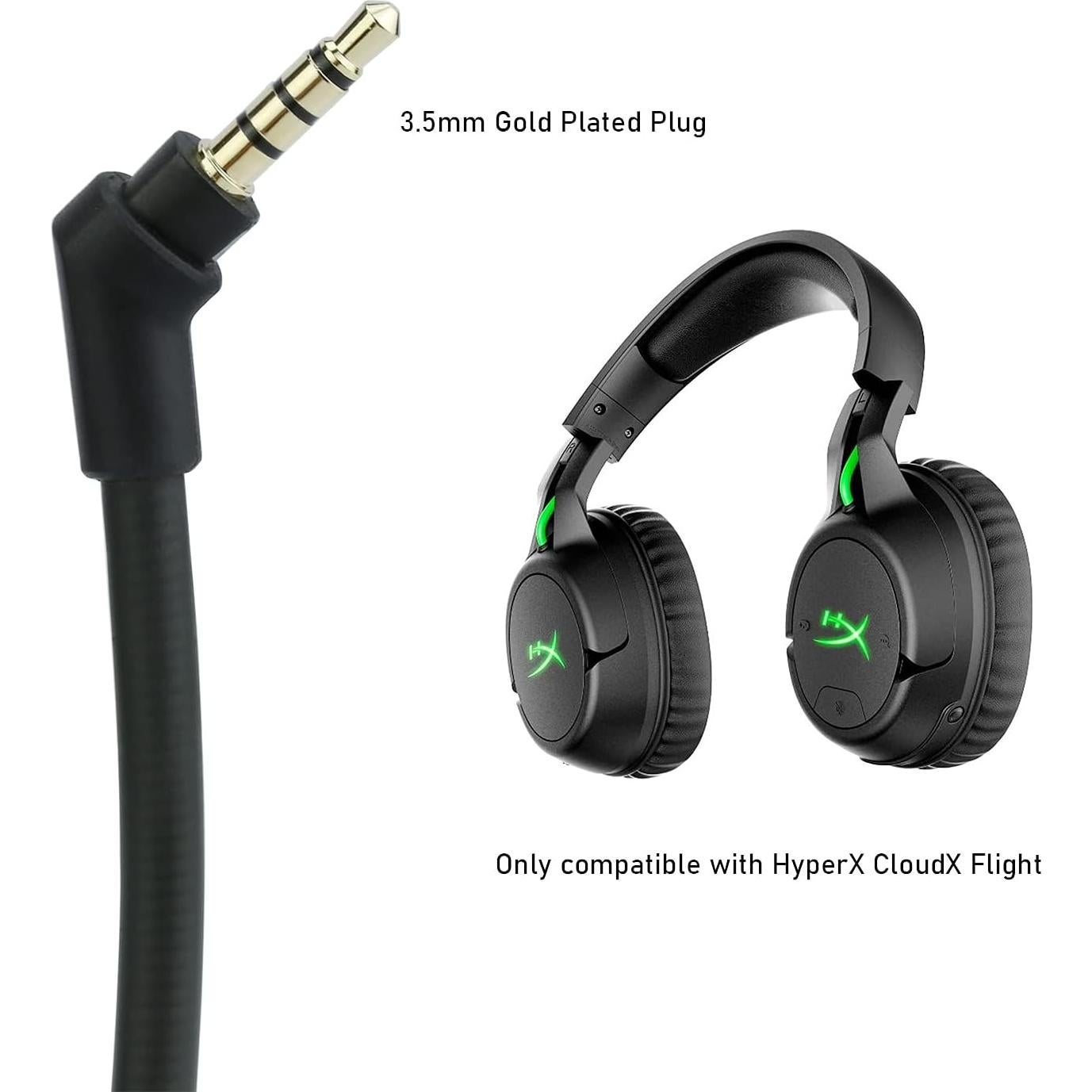 Micrófono Reemplazo LEFXMOPHY para Auriculares HyperX Cloud Flight