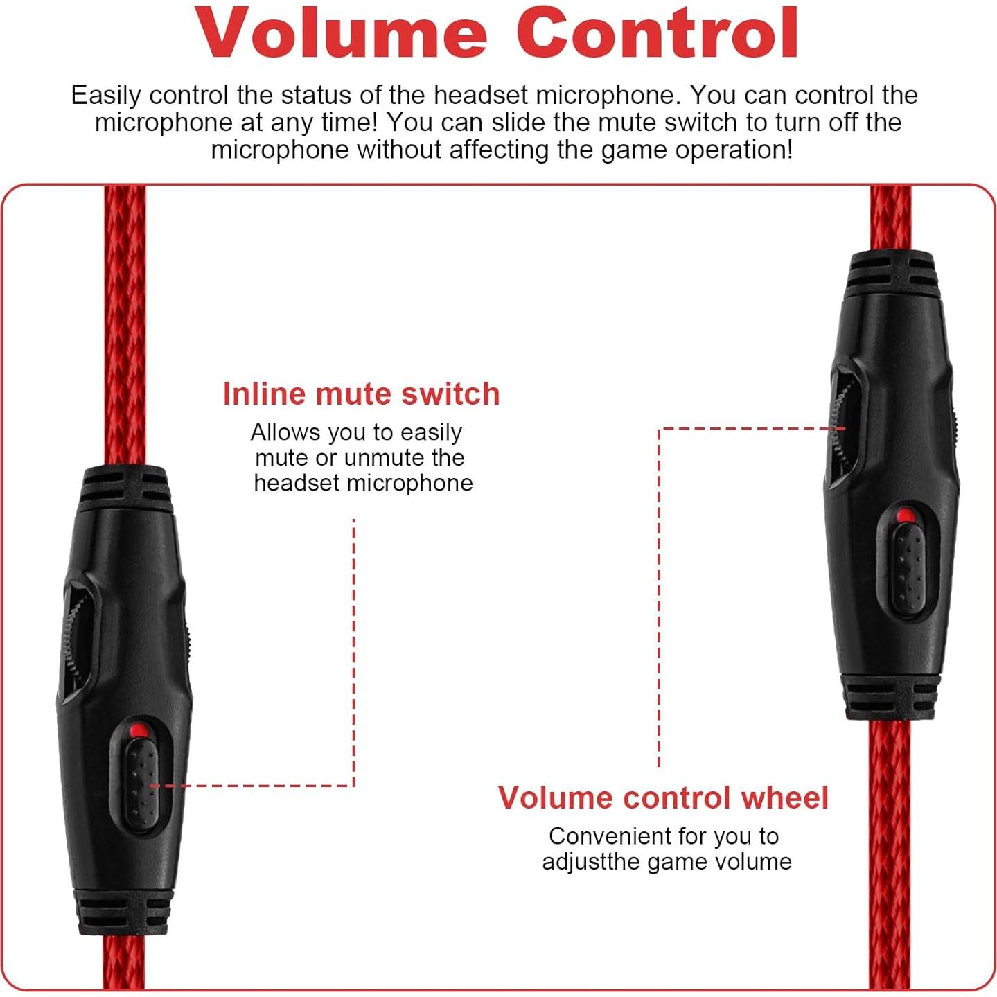 Cable de audio 3.5mm Hizsoaor para auriculares Kingston HyperX