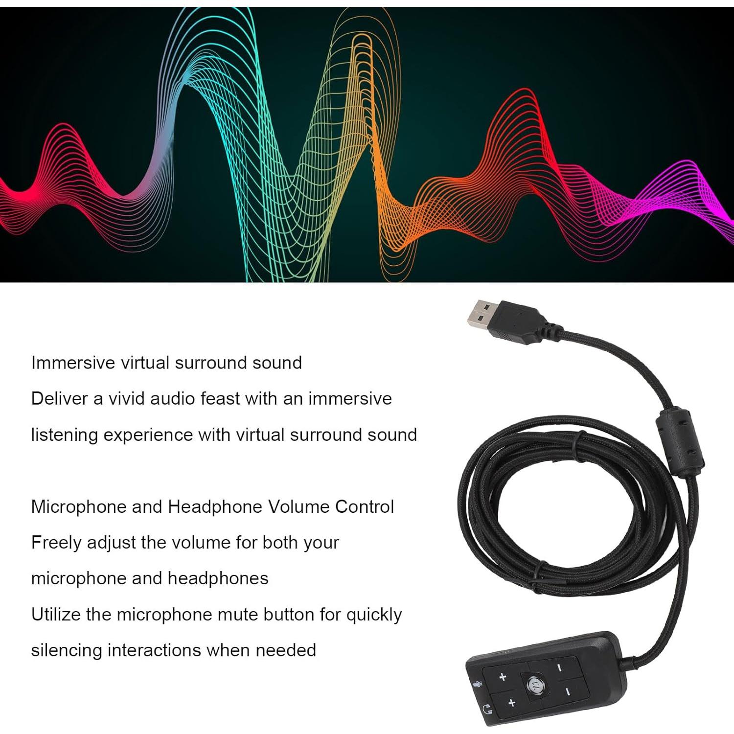 Adaptador de sonido USB a 3.5mm Sanpyl para PS5 y Xbox