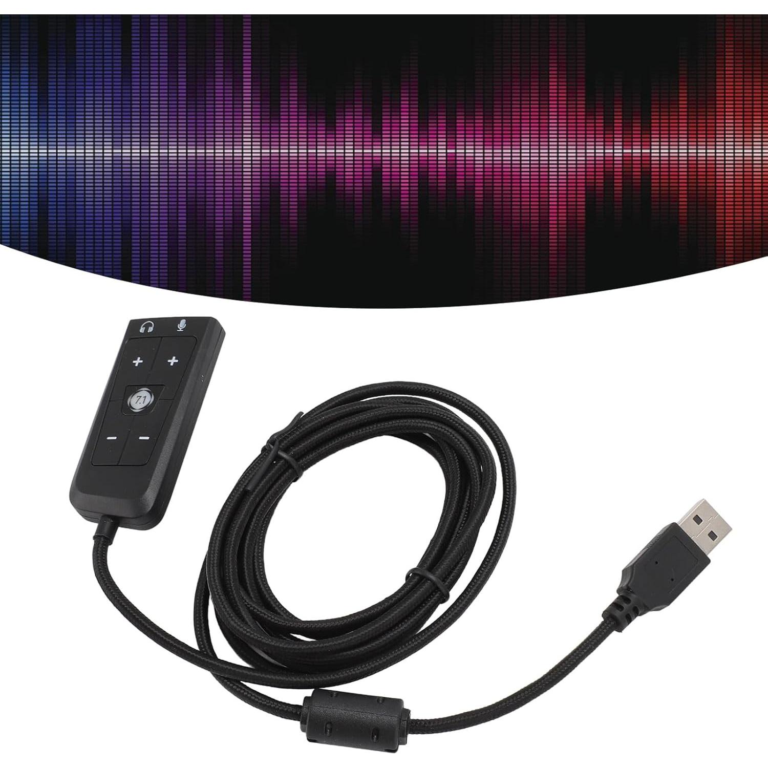 Adaptador de sonido USB a 3.5mm Sanpyl para PS5 y Xbox