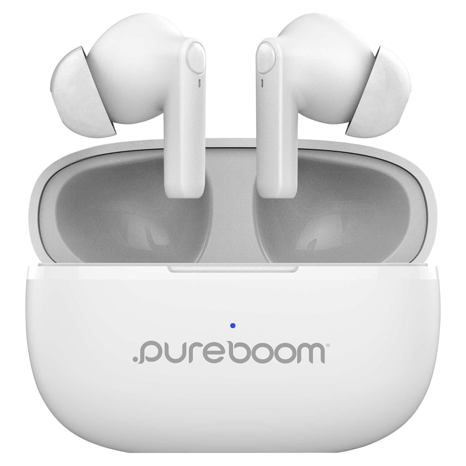 Auriculares Inalámbricos PureGear PureBoom Estéreo In-Ear Blanco