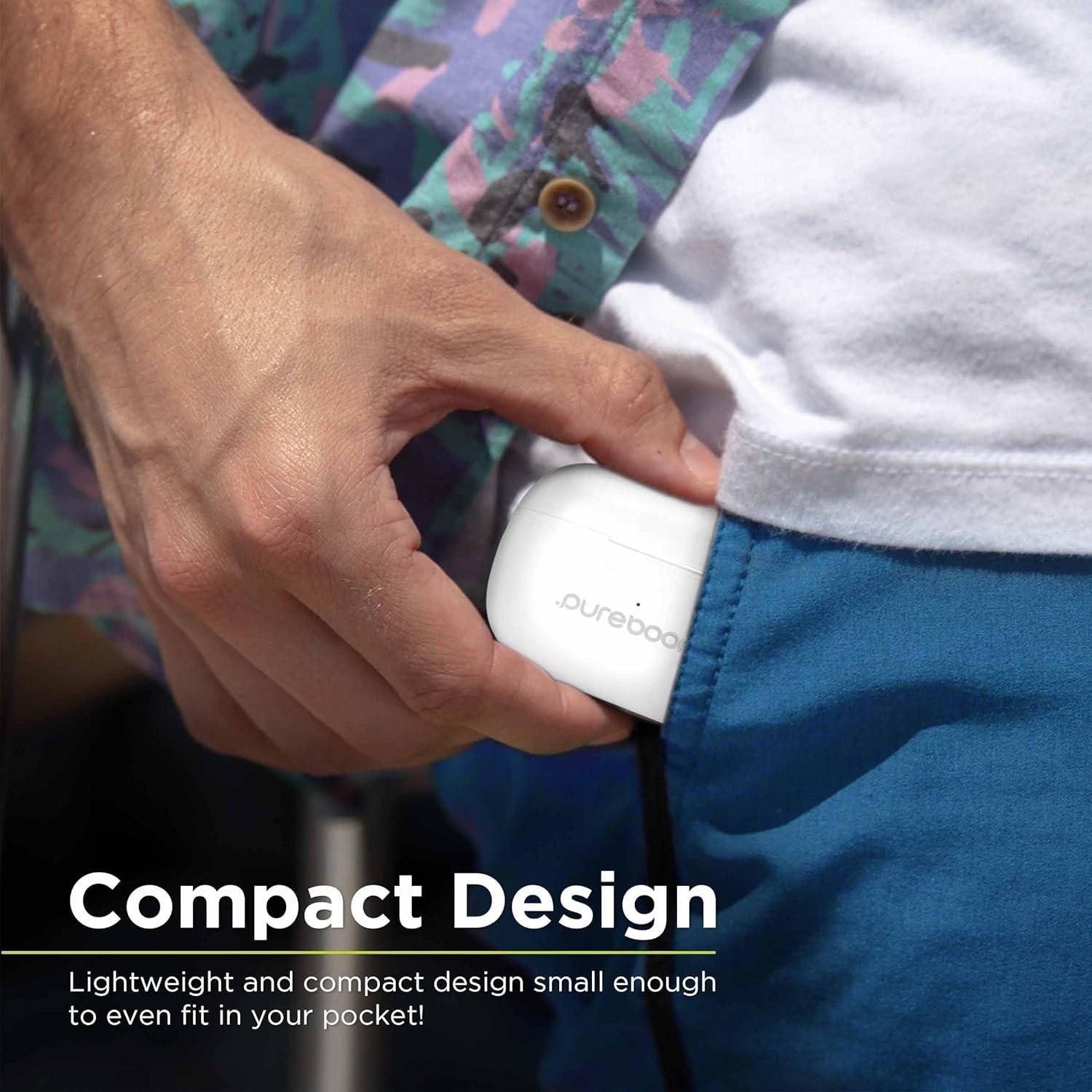 Auriculares Inalámbricos PureGear PureBoom Estéreo In-Ear Blanco