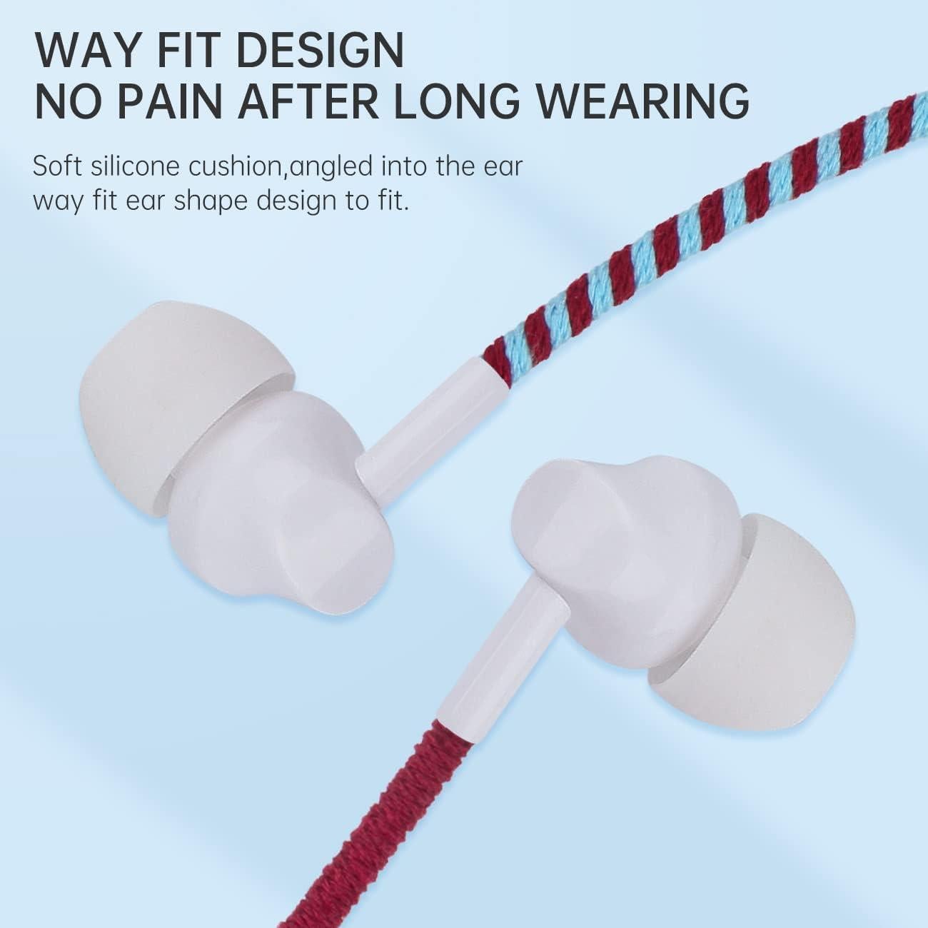 Auriculares Intrauditivos URIZONS MZF07-LB Trenzados 2 Piezas