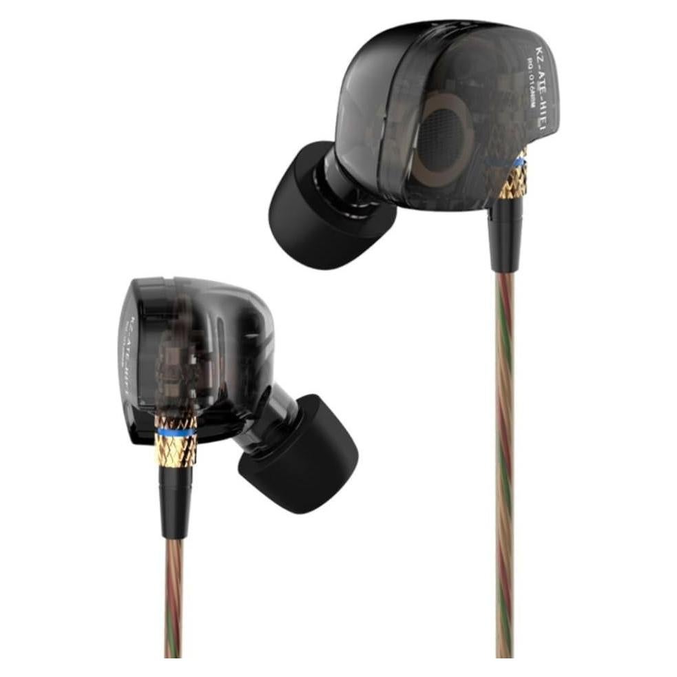 Auriculares KZ ATE In Ear HIFI 9mm con Micrófono y Cancelación de Ruido