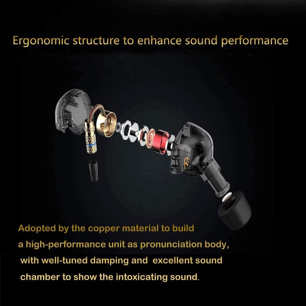 Auriculares KZ ATE In Ear HIFI 9mm con Micrófono y Cancelación de Ruido