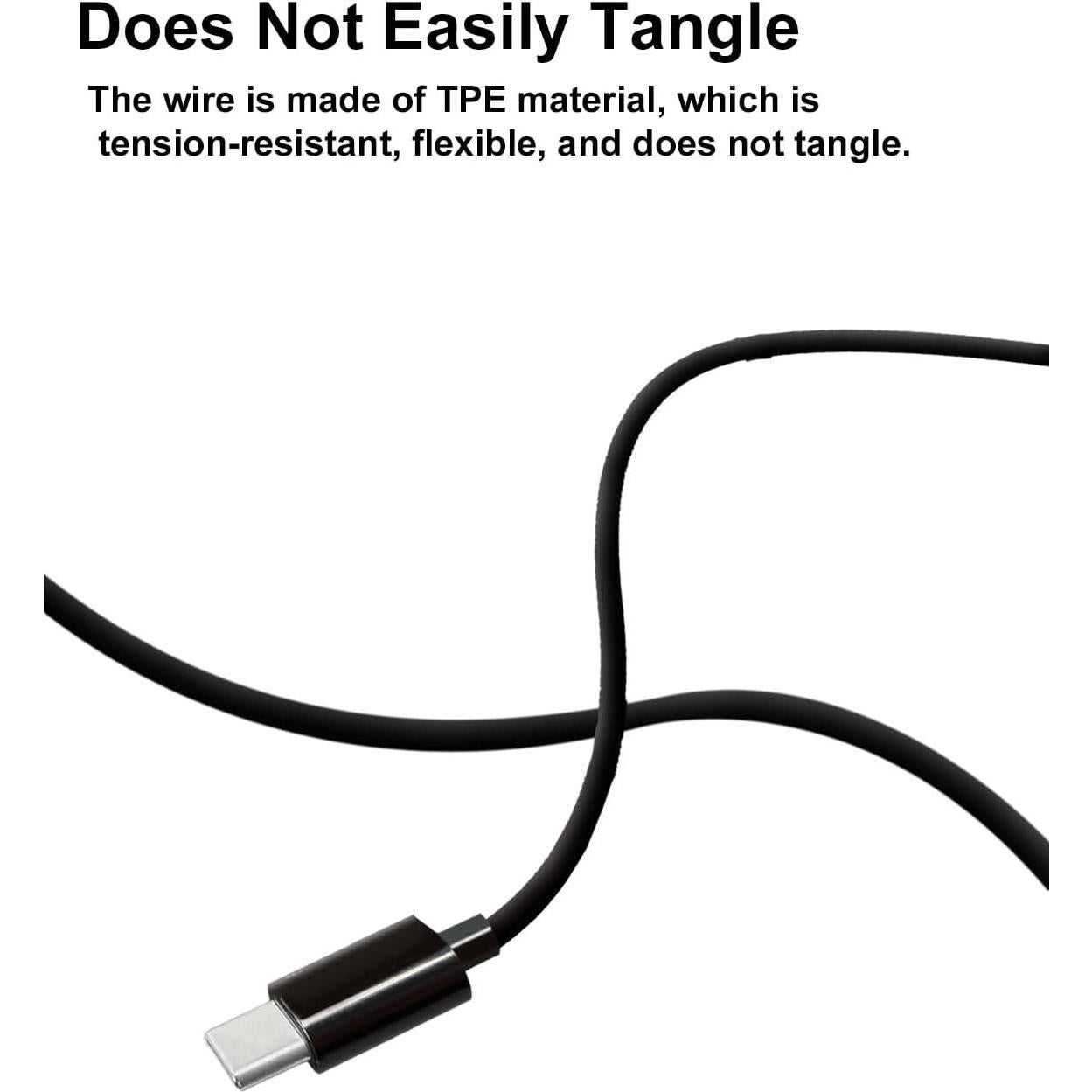 Auriculares USB C MAS CARNEY TH7 con Micrófono - Compatibles iPhone y Samsung