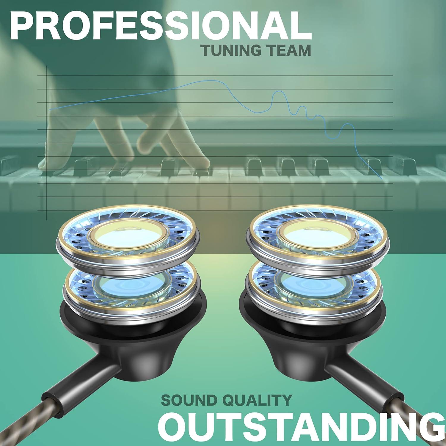 Auriculares In Ear IMILITIS con Micrófono y Control de Volumen