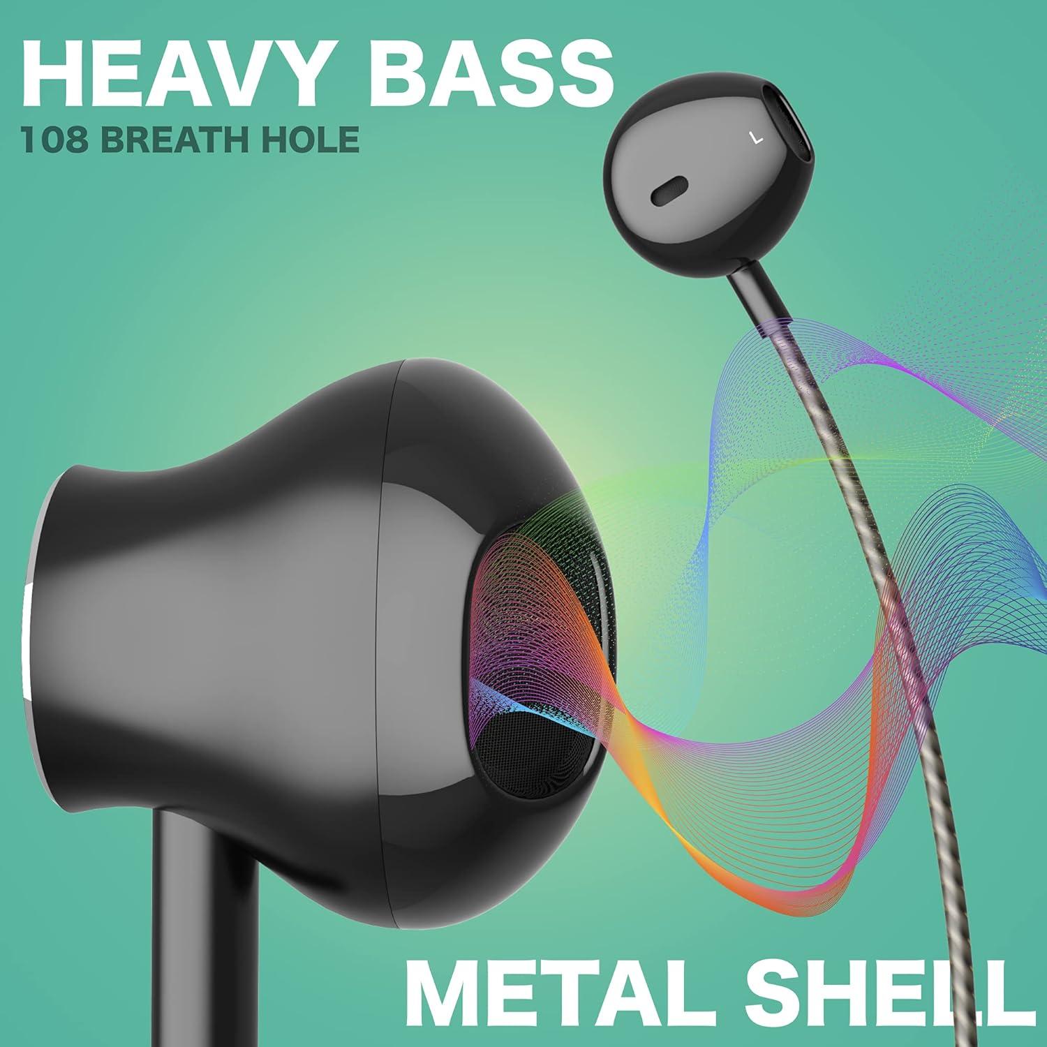 Auriculares In Ear IMILITIS con Micrófono y Control de Volumen