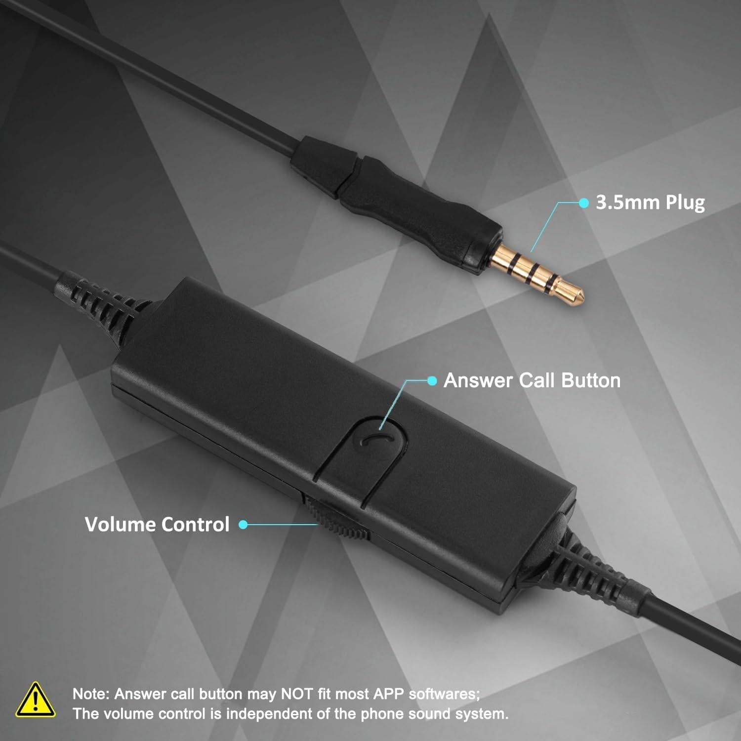 Auricular mono Arama A600MP con micrófono y cancelación de ruido