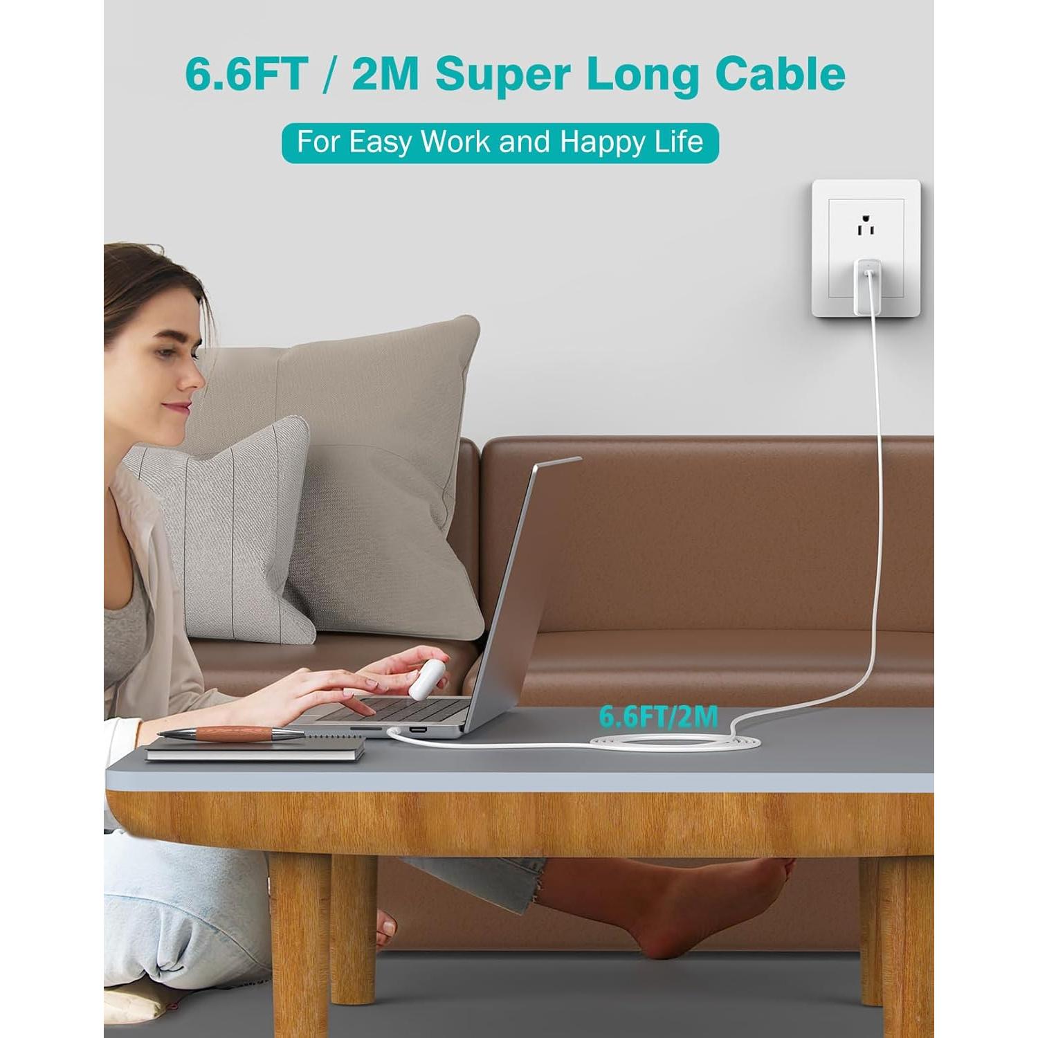 Cargador IFEART 70W USB-C para MacBook y iPad 2m