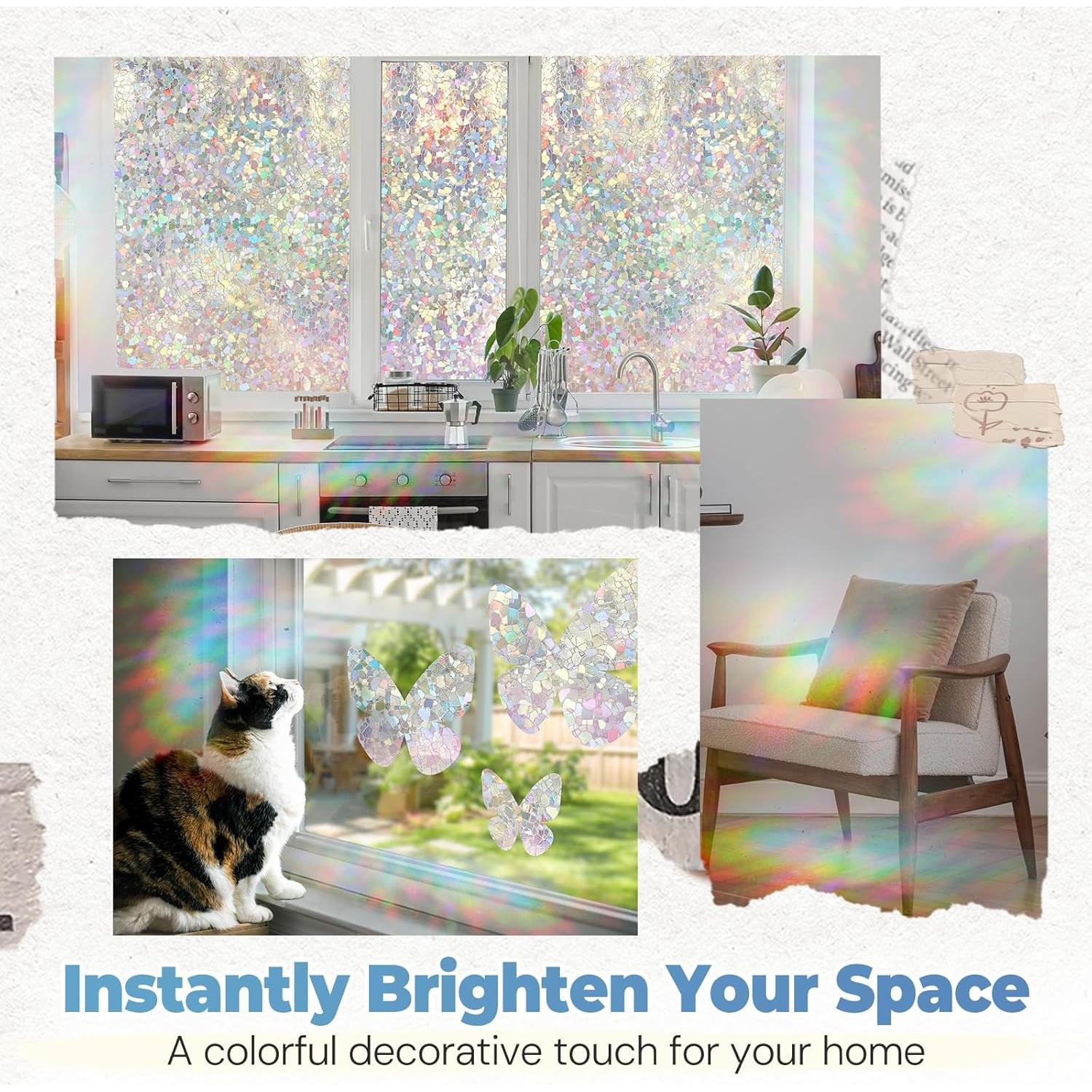 Película de Privacidad DOWELL 44.5x200 cm Vinilo UV