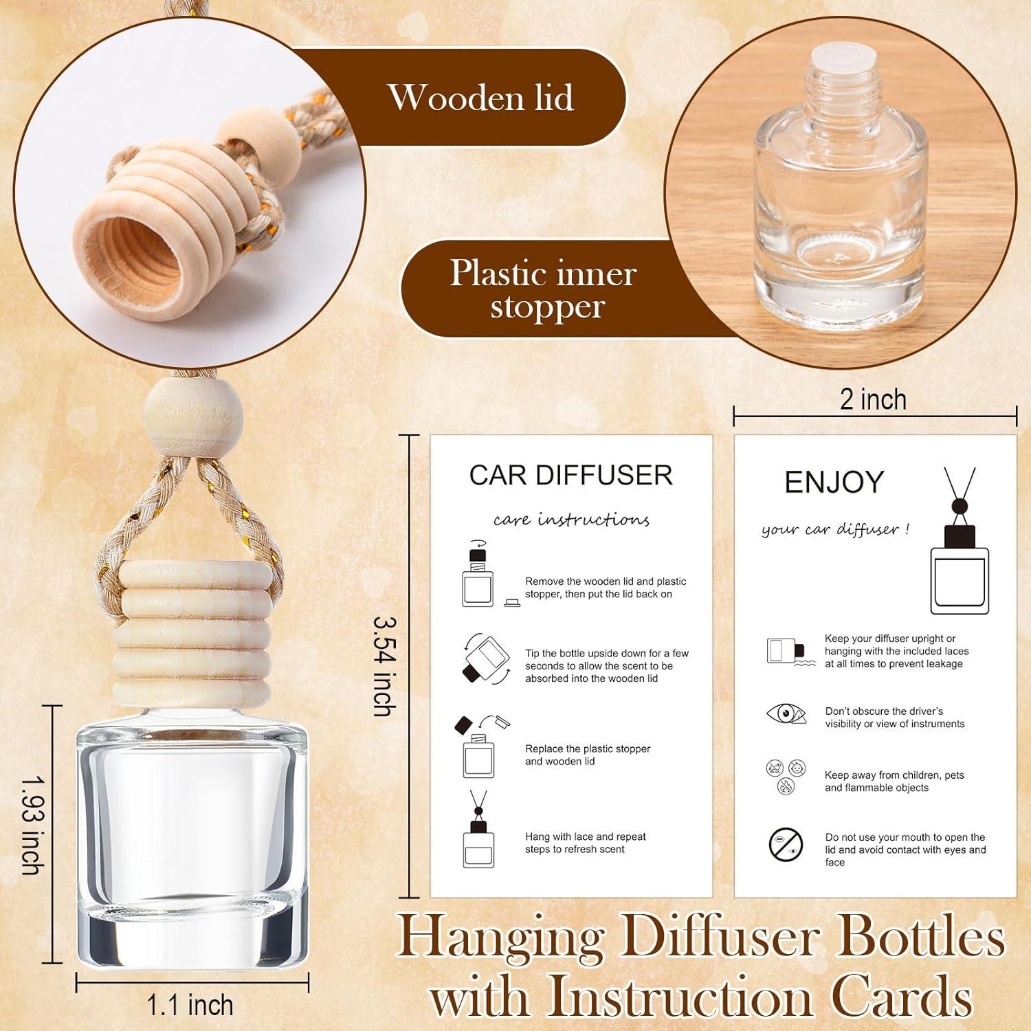 25 Botellas Difusoras de Aire Fresco Boao Recargables