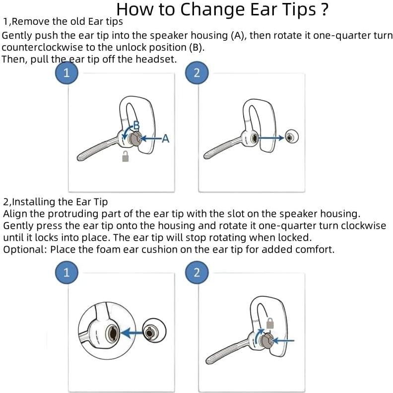 Puntas de Repuesto Espuma Plantronics Voyager 5200 6 Pcs