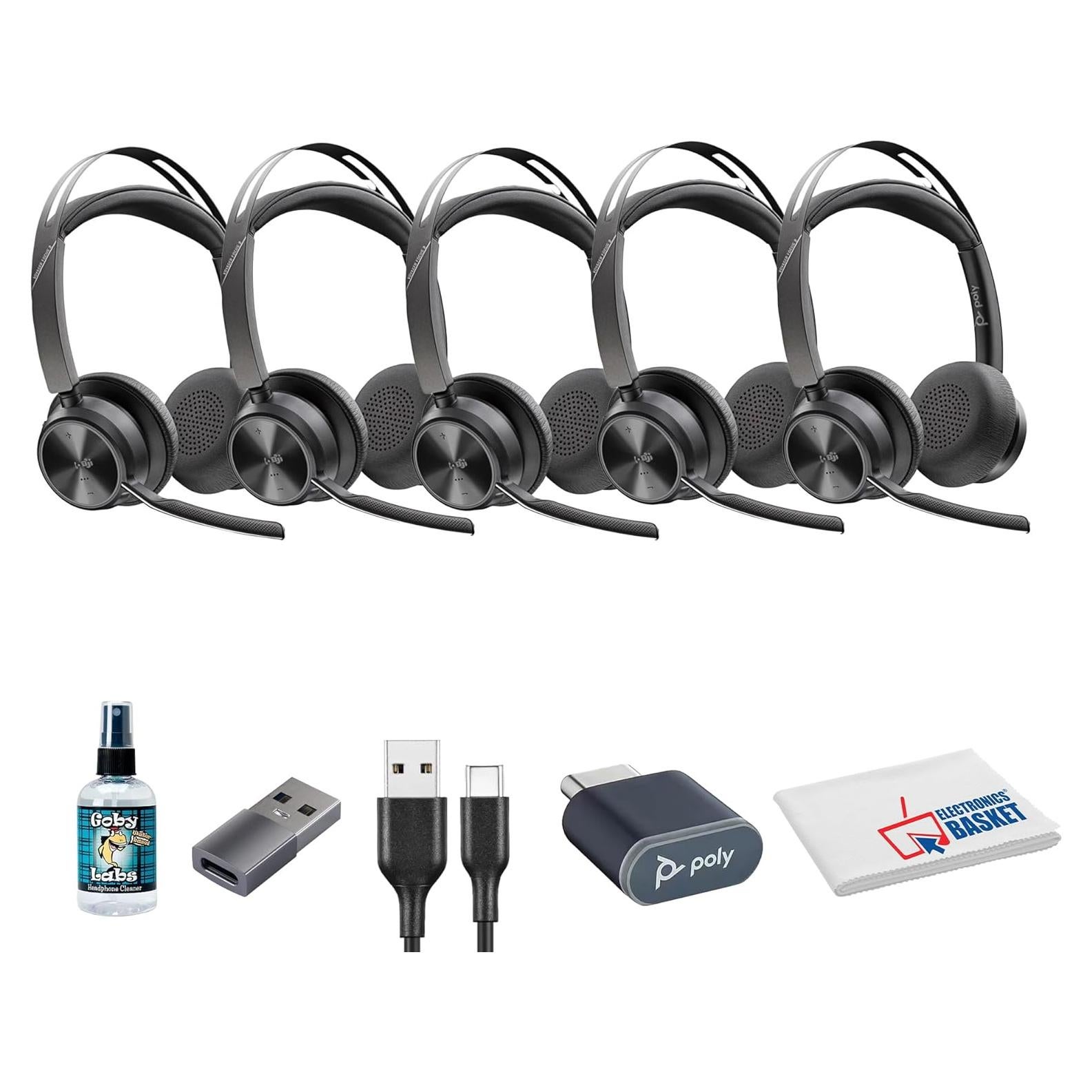 Auriculares Estéreo Bluetooth Poly Voyager Focus 2 UC USB-C