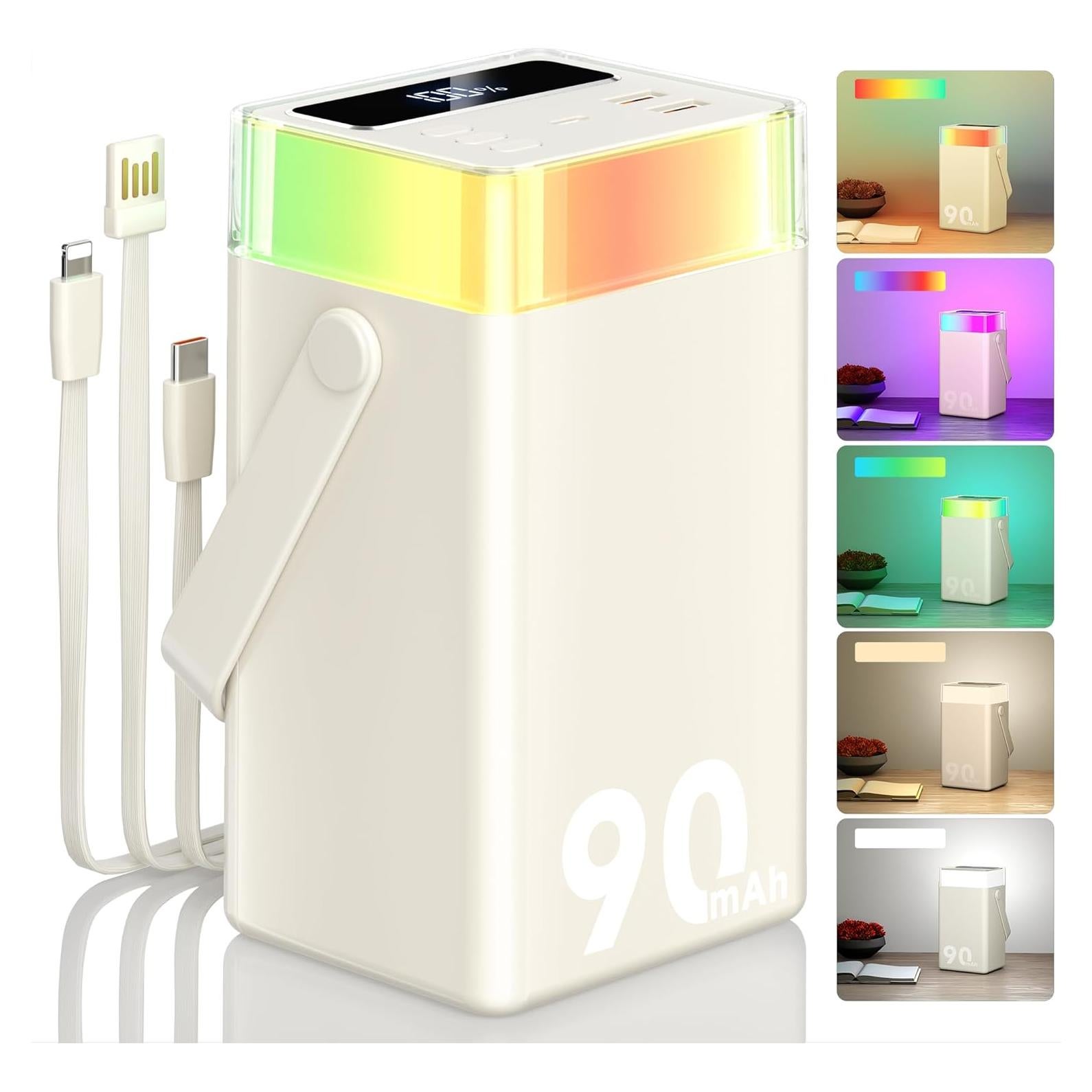 Banco de Energía 90000mAh SHENZHEN Carga Rápida 35W 6 Puertos