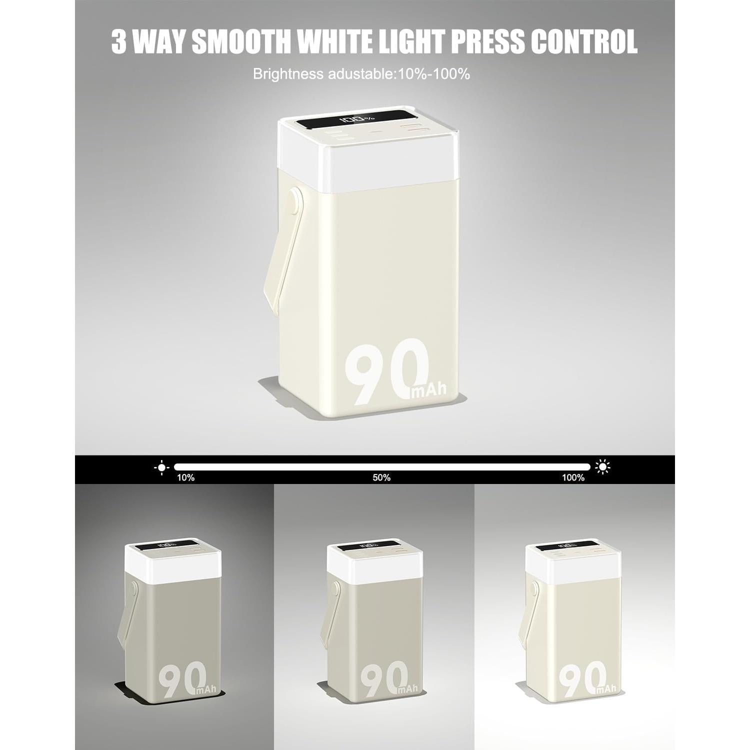 Banco de Energía 90000mAh SHENZHEN Carga Rápida 35W 6 Puertos