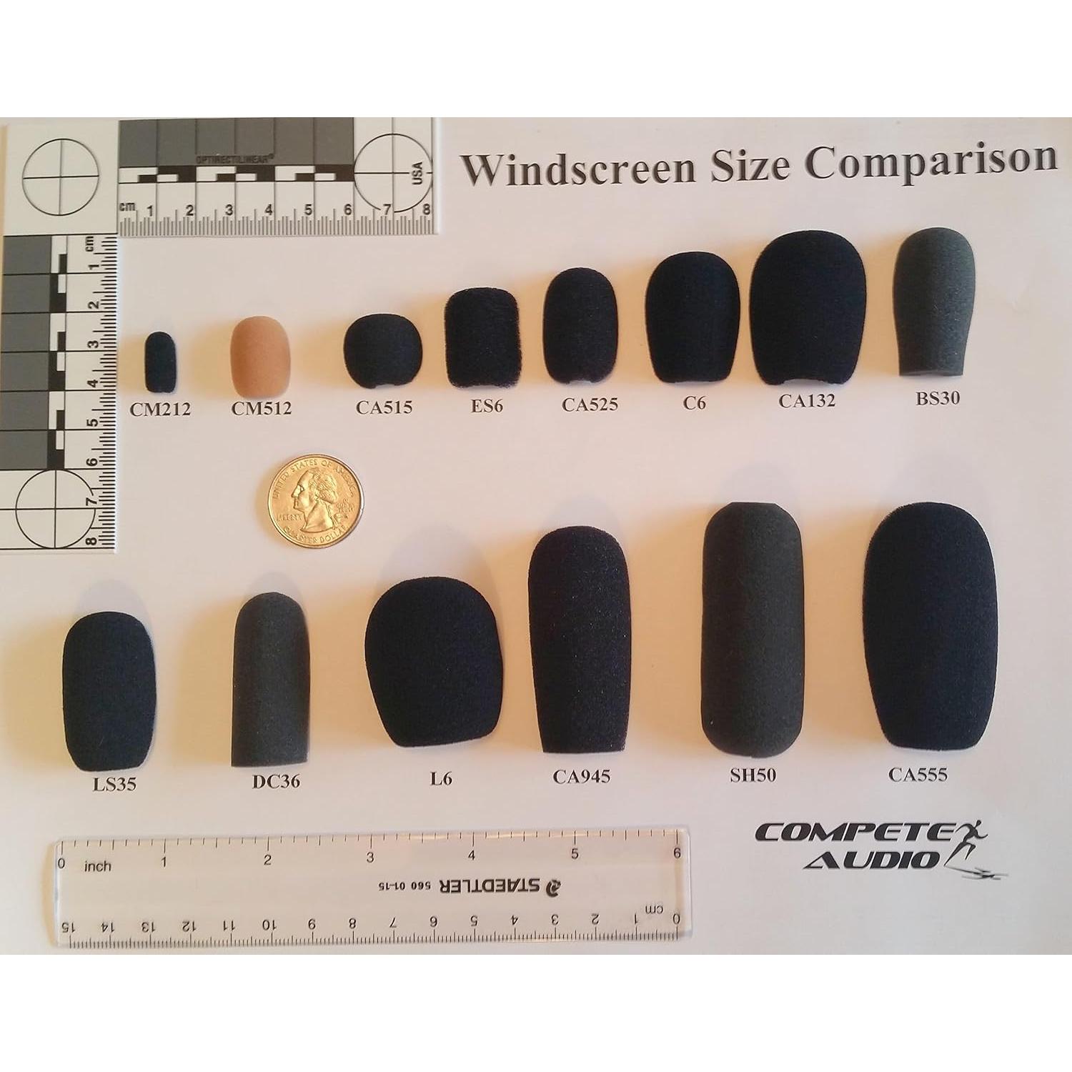 Funda de espuma Sennheiser SH50 para micrófonos de aviación - Paquete de 2