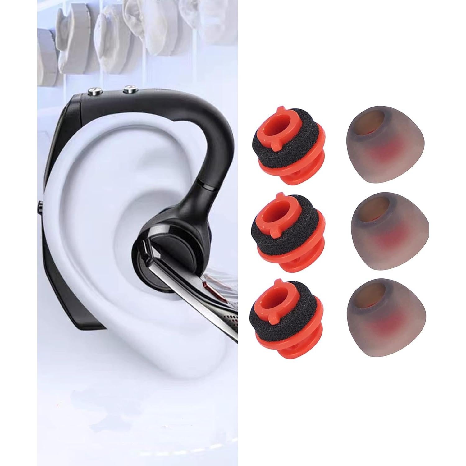 Puntas de Silicona de Reemplazo Plantronics Voyager 5200 - Juego de 3