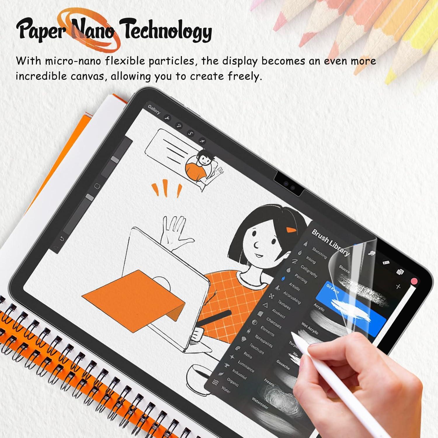 Protector de Pantalla KCT Paperfeel para iPad A16 11" 2025