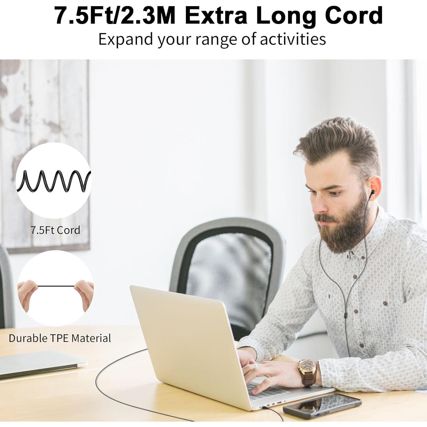 Auriculares USB AIAUXAI con micrófono y cancelación de ruido