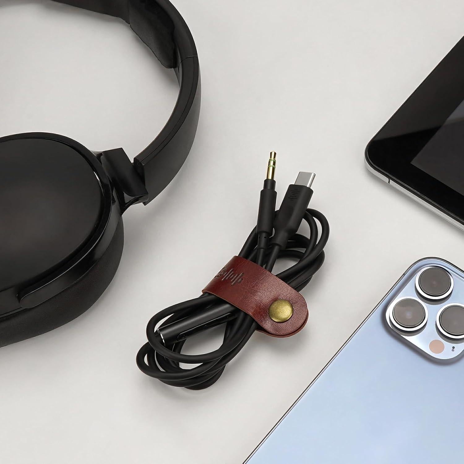 Cable USB-C a Audio con Micrófono GEEKRIA 1.2m para Skullcandy