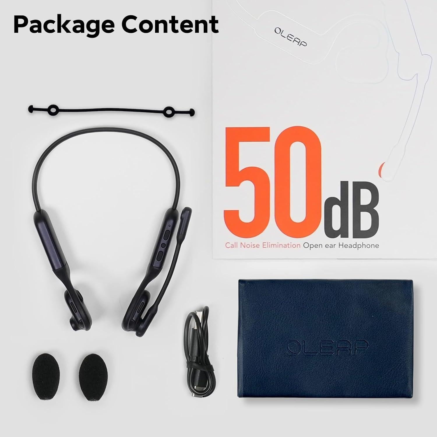 Auriculares Inalámbricos Oleap P200b Pro con Micrófono 50dB