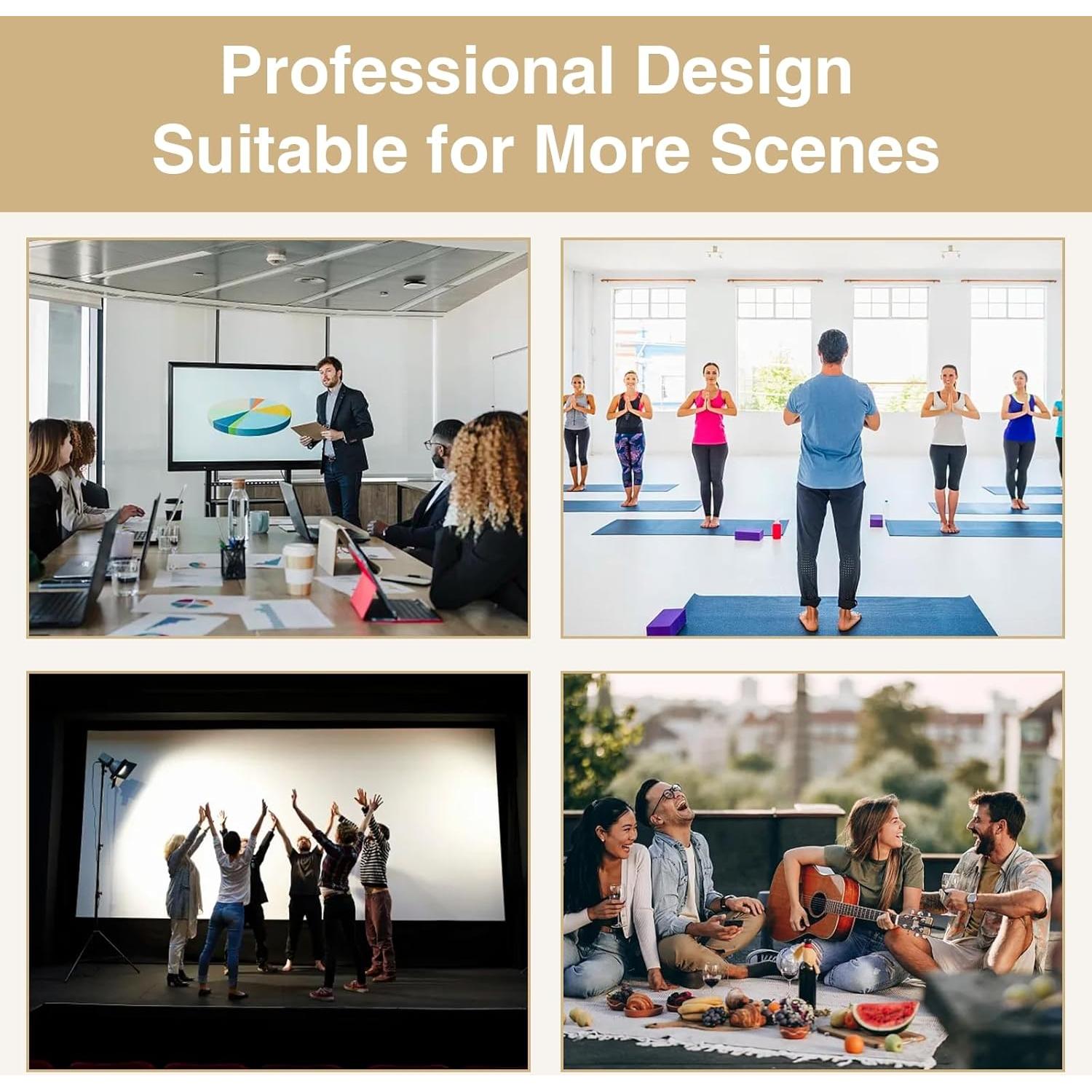 Paquete de 2 Micrófonos de Diadema Teekooee Mini XLR Negro