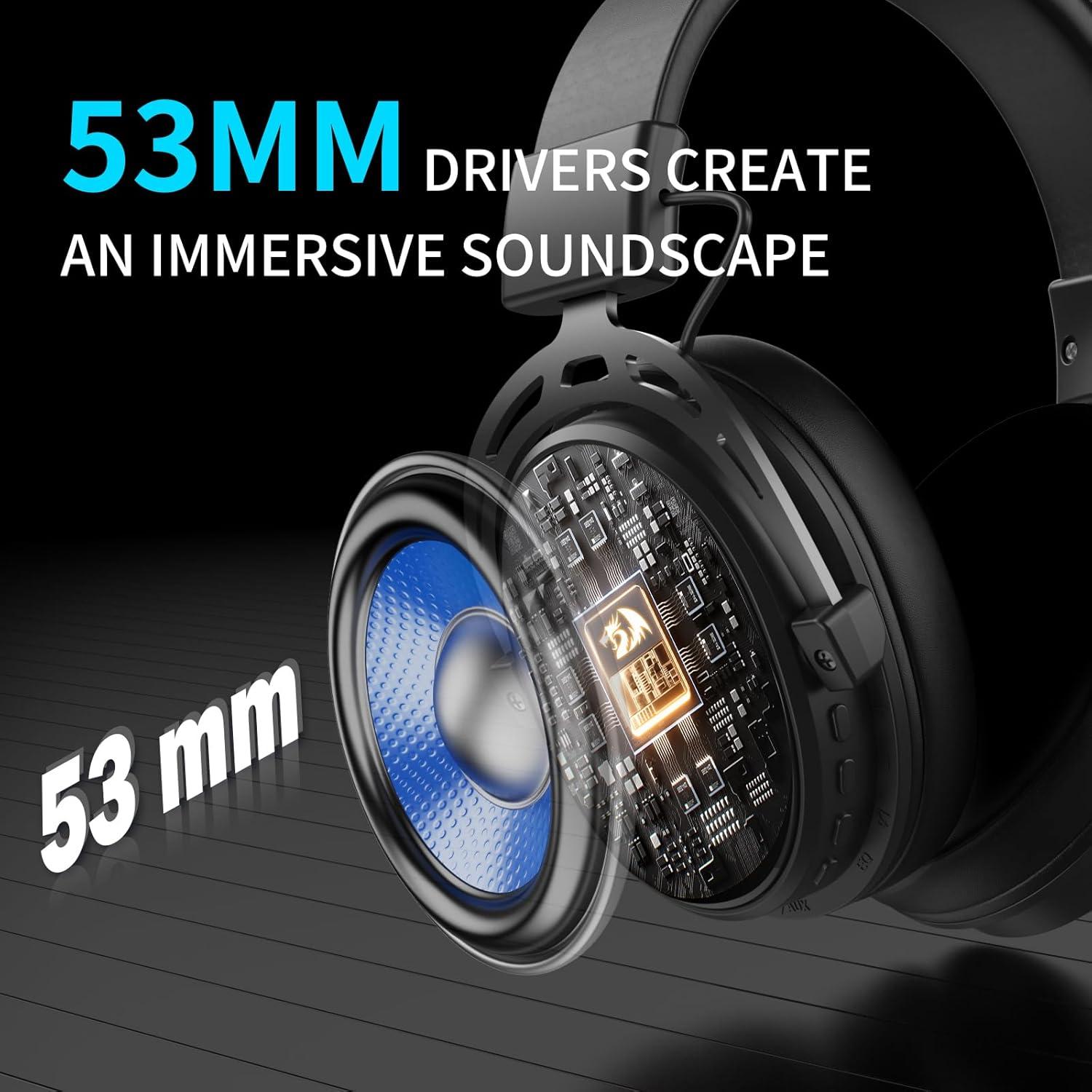 Auriculares Gaming Redragon H375 con Sonido 7.1 y RGB