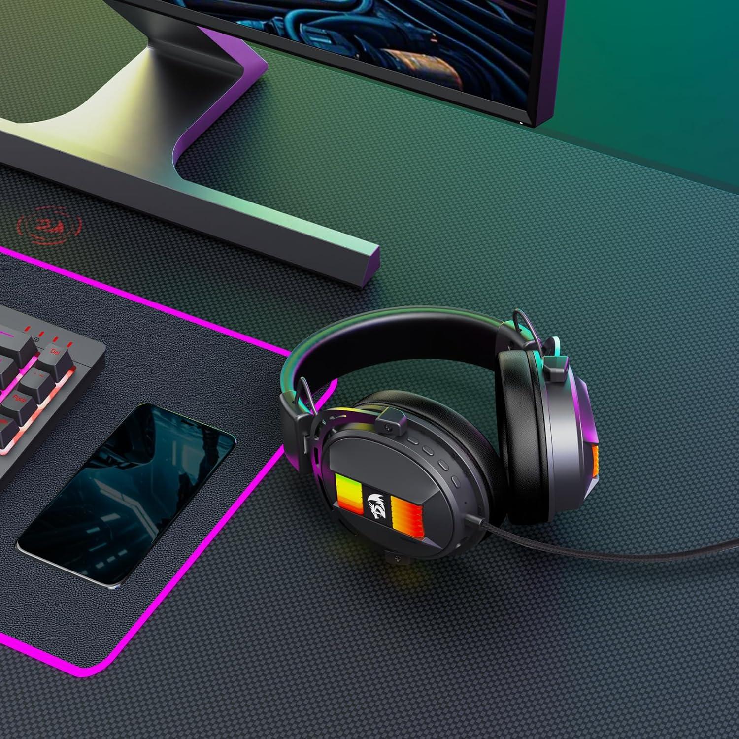 Auriculares Gaming Redragon H375 con Sonido 7.1 y RGB