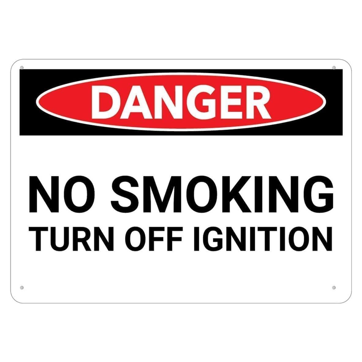 Señal de Aluminio No Fumar 20x30 cm MDRHCSW - Resistente