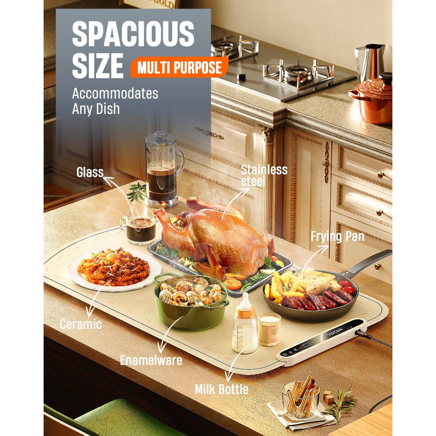 Alfombrilla Calentadora VEPOKA 60x40cm 7 Niveles Temperatura