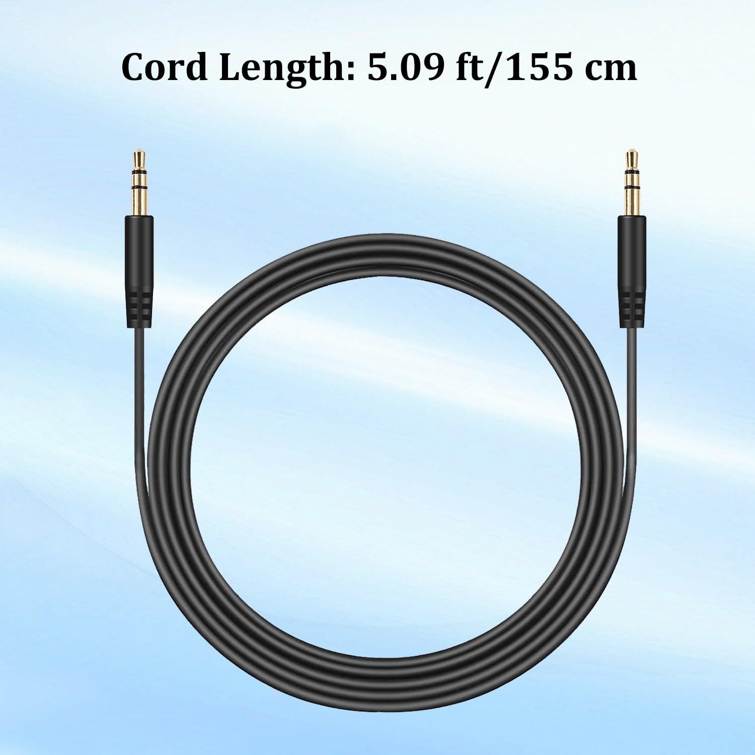 Cable de audio 3.5mm OneOdio Pro 10/30/50/A70/A71 - 155cm