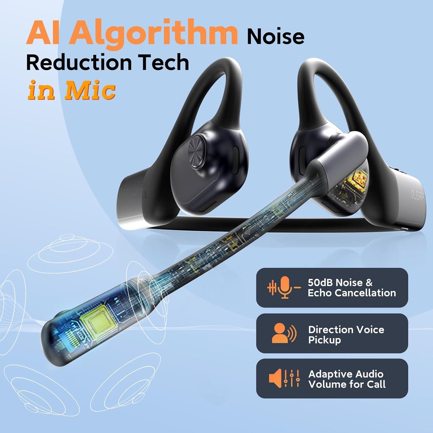 Auricular Inalámbrico OLEAP P200b Pro con Micrófono AI ENC 50dB