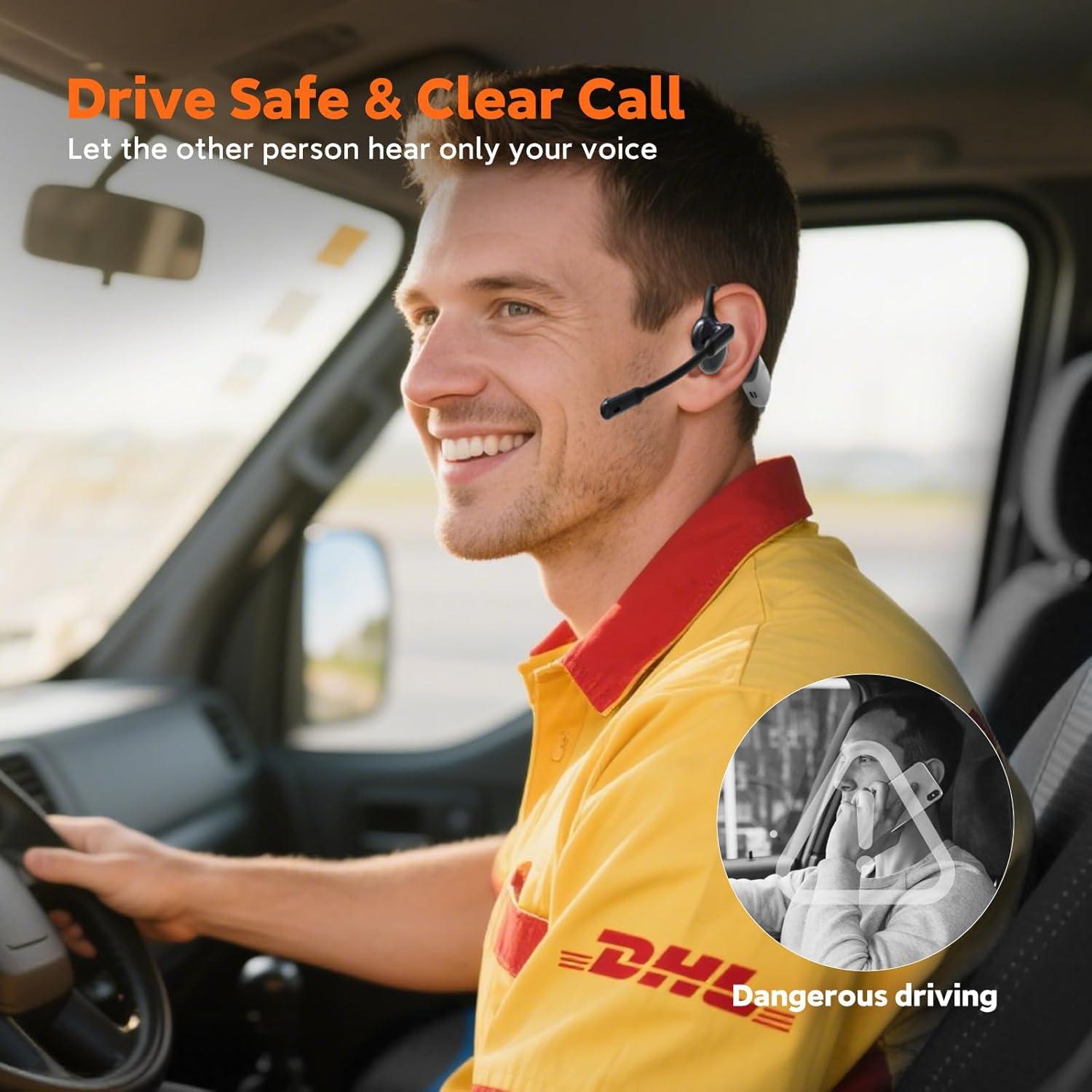 Auricular Inalámbrico OLEAP P200b Pro con Micrófono AI ENC 50dB